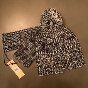 Rebecca Minkoff Beanie & Armwarmers